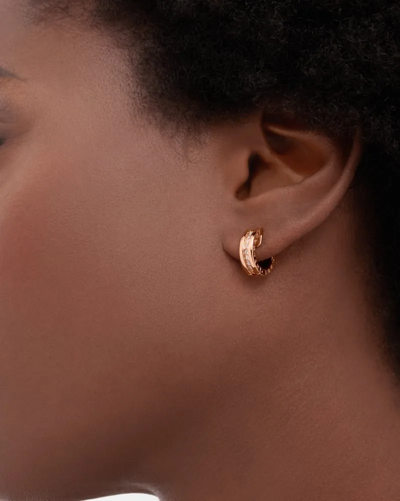 Bvlgari B.zero1 Earrings Rose Gold - Image 3