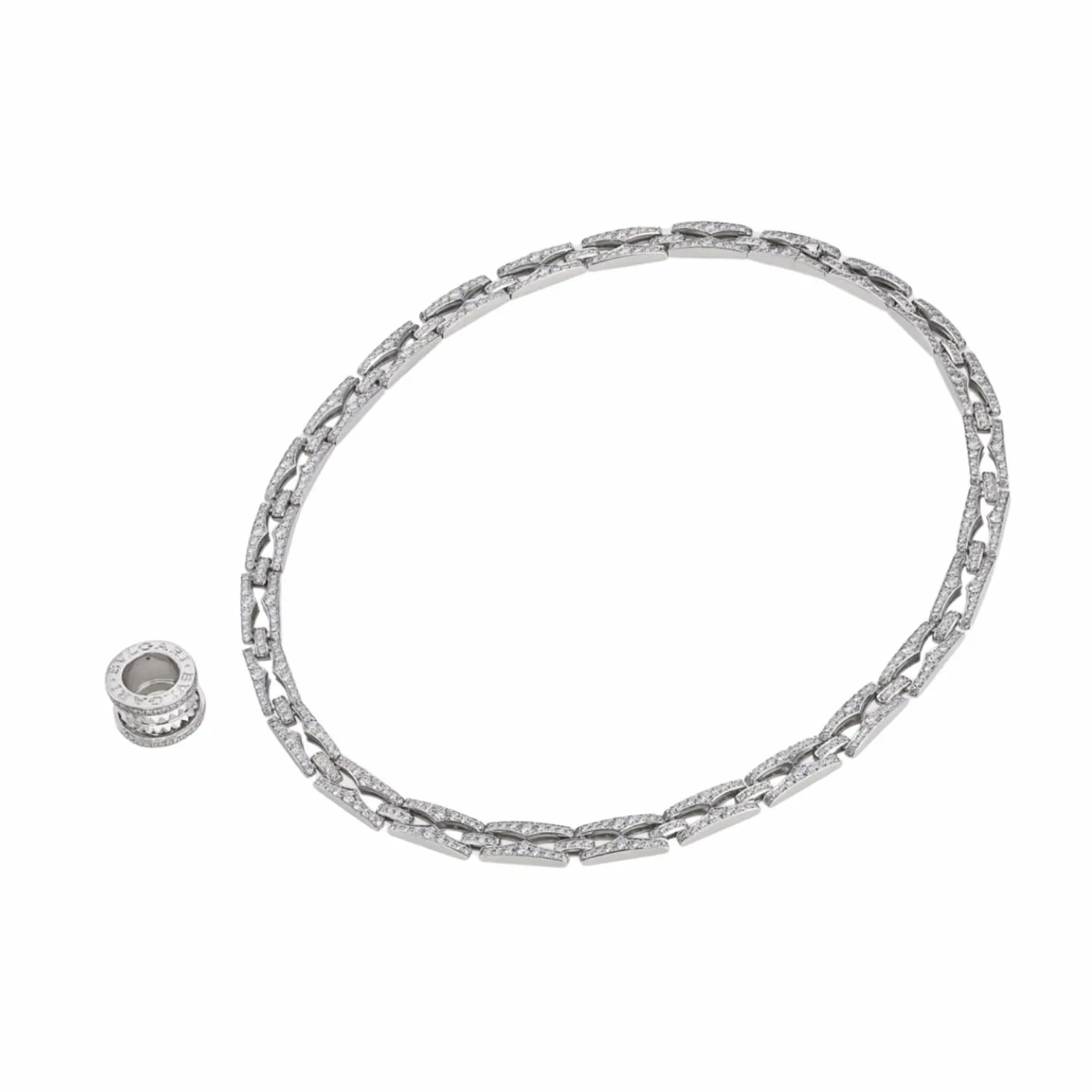 Bvlgari B.zero1 Necklace White Gold - Image 3