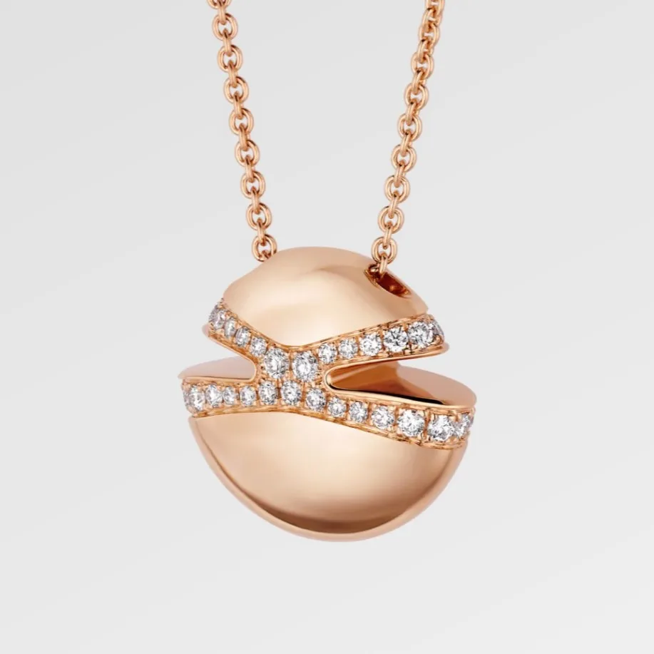 Bvlgari Cabochon Necklace Rose Gold - Image 4