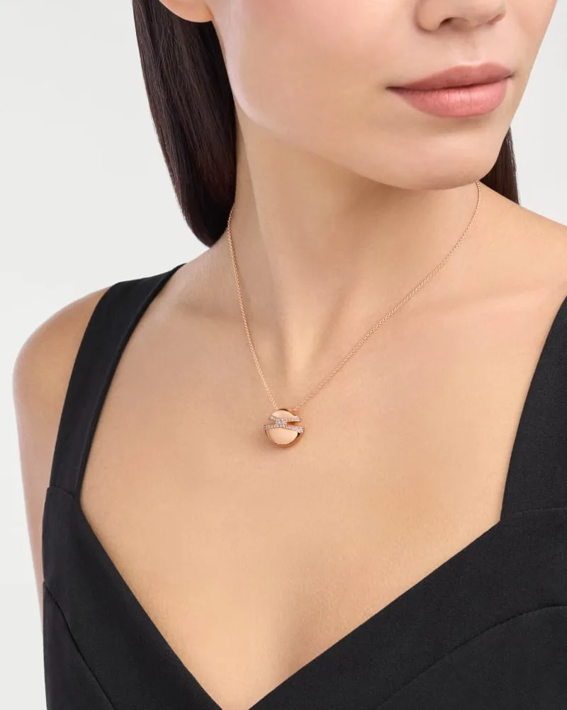 Bvlgari Cabochon Necklace Rose Gold - Image 5