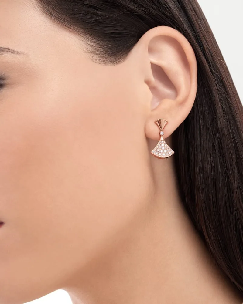 Bvlgari Divas Dream Earrings Rose Gold - Image 3