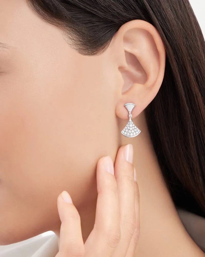 Bvlgari Divas Dream Earrings White Gold - Image 3