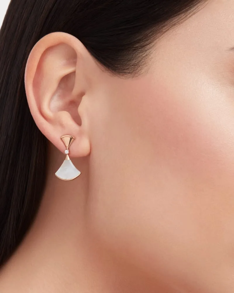 Bvlgari Divas Dream Earrings Rose Gold - Image 3
