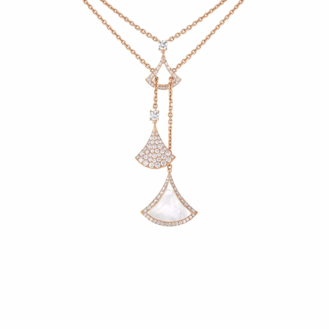 Bvlgari Divas Dream Necklace Rose Gold