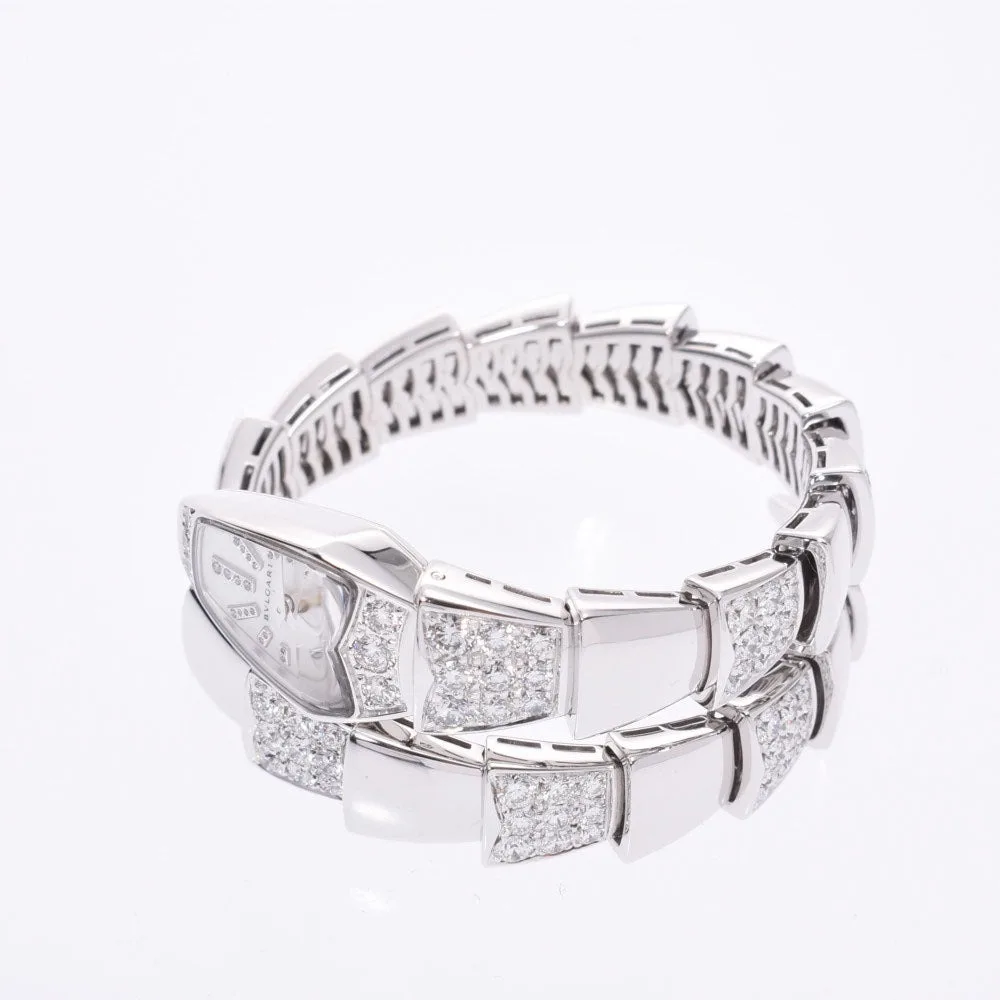 Bvlgari Serpenti Jewelry Watch Silver Toned White Dial - Image 5