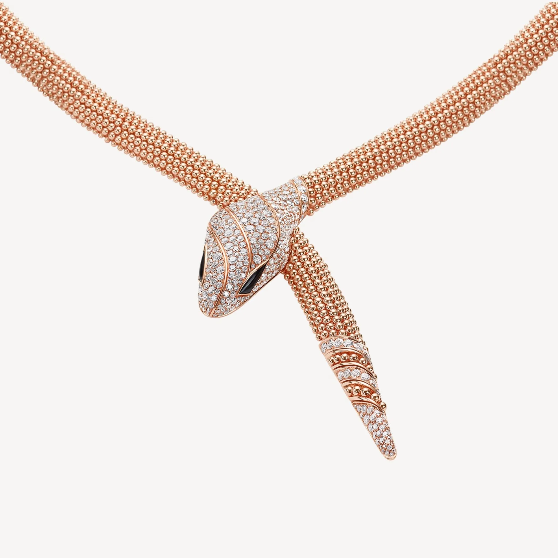 Bvlgari Serpenti Necklace Rose Gold Hardware - Image 4
