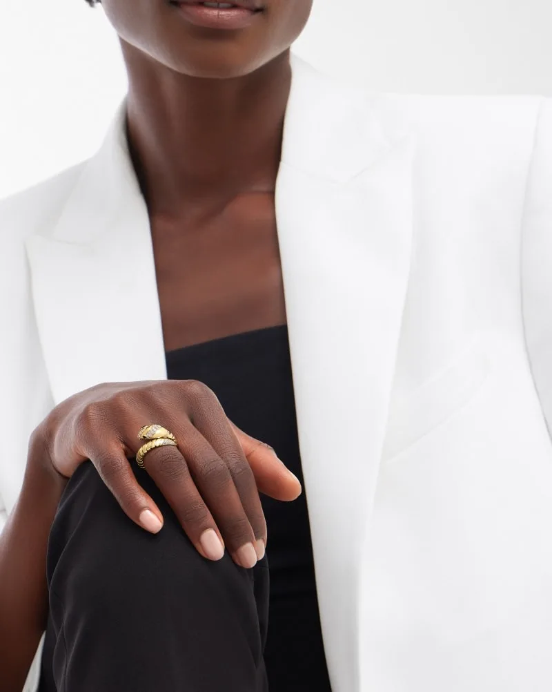 Bvlgari Serpenti Tubogas Ring Yellow Gold - Image 4