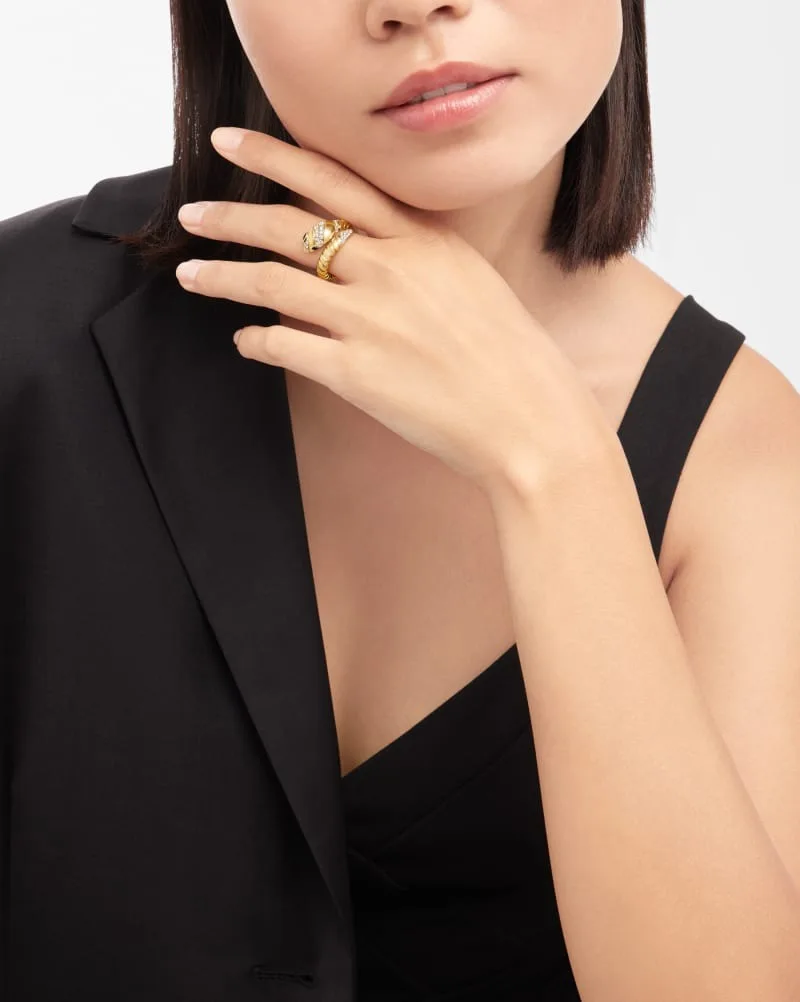 Alternative view of Bvlgari Serpenti Tubogas Ring Yellow Gold