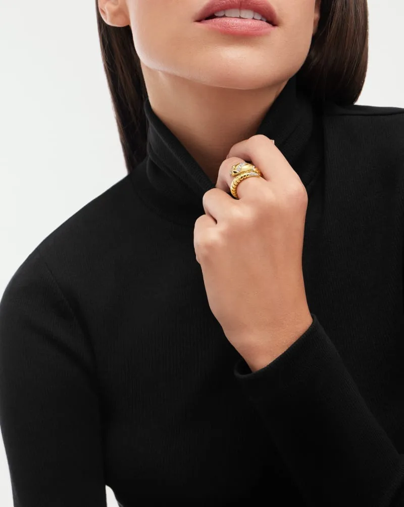 Bvlgari Serpenti Tubogas Ring Yellow Gold - Image 5