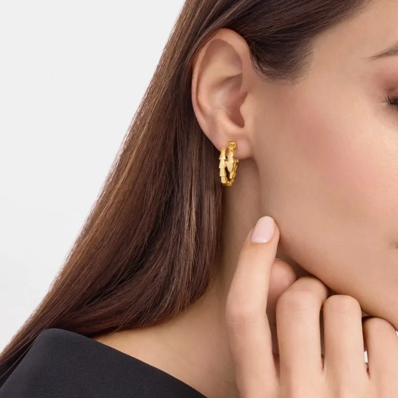 Alternative view of Bvlgari Serpenti Viper Earrings Yellow Gold