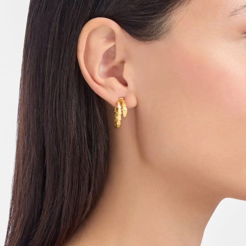 Bvlgari Serpenti Viper Earrings Yellow Gold - Image 3
