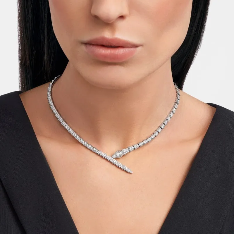 Alternative view of Bvlgari Serpenti Viper Necklace White Gold