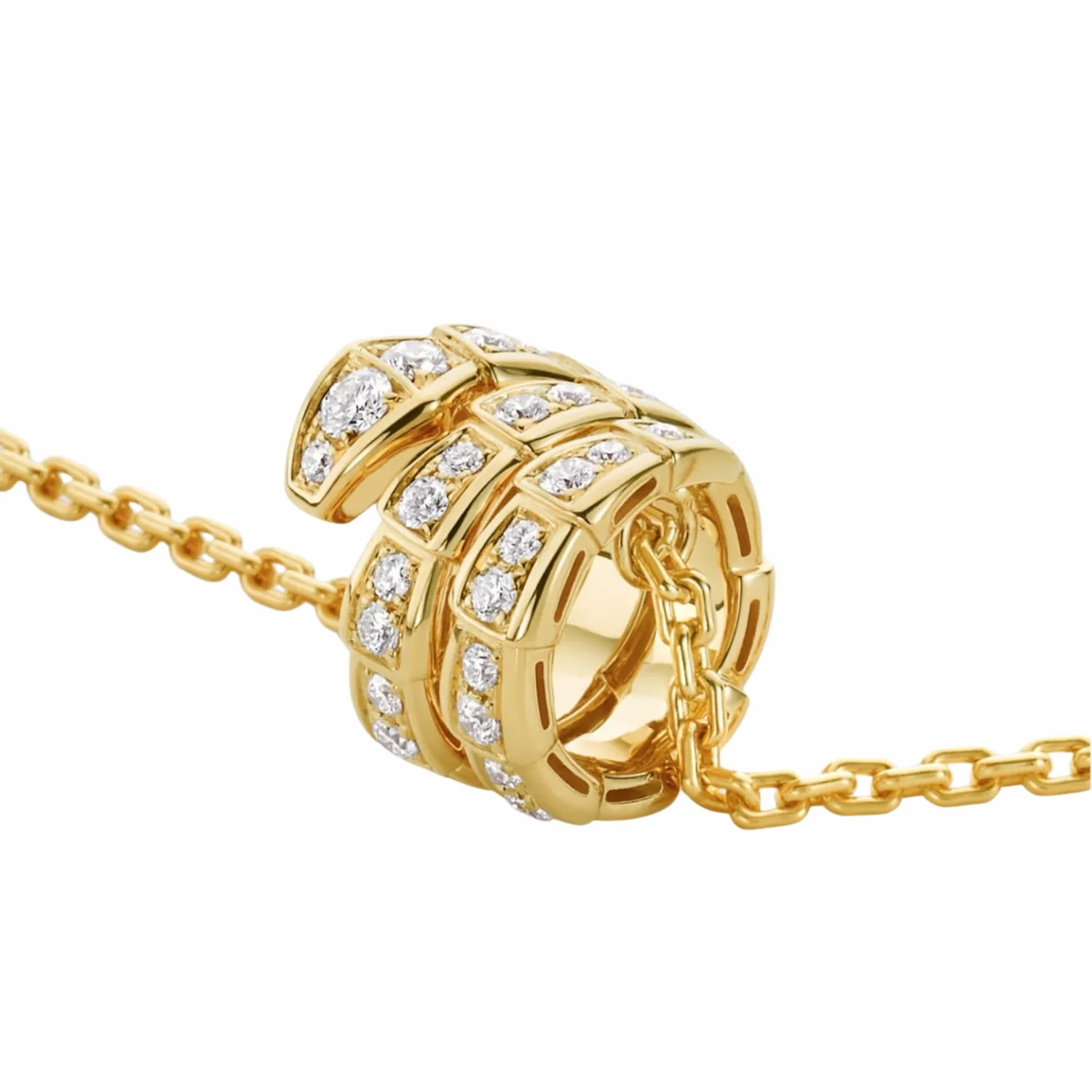 Bvlgari Serpenti Viper Necklace Yellow Gold - Image 5