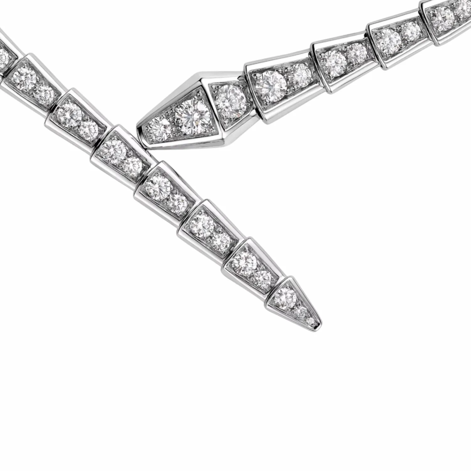 Bvlgari Serpenti Viper Necklace White Gold - Image 3