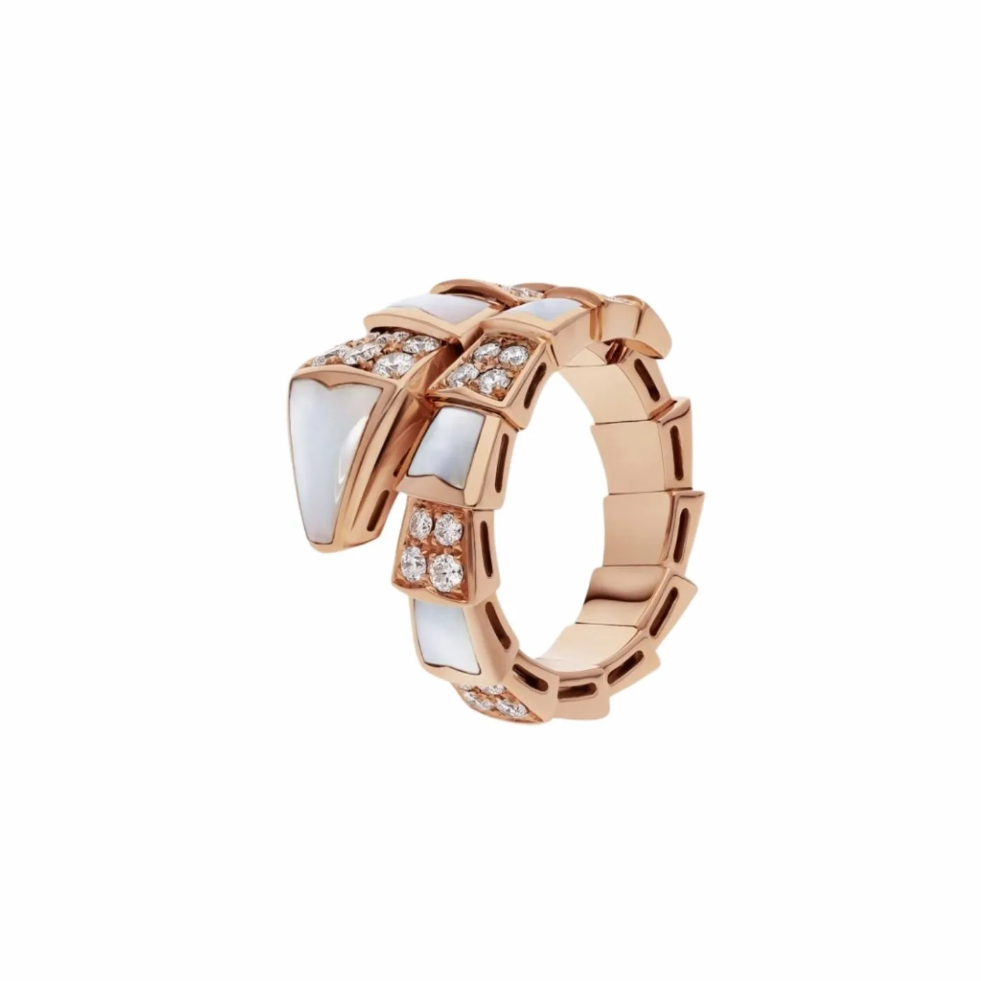 Bvlgari Serpenti Viper Ring Rose Gold