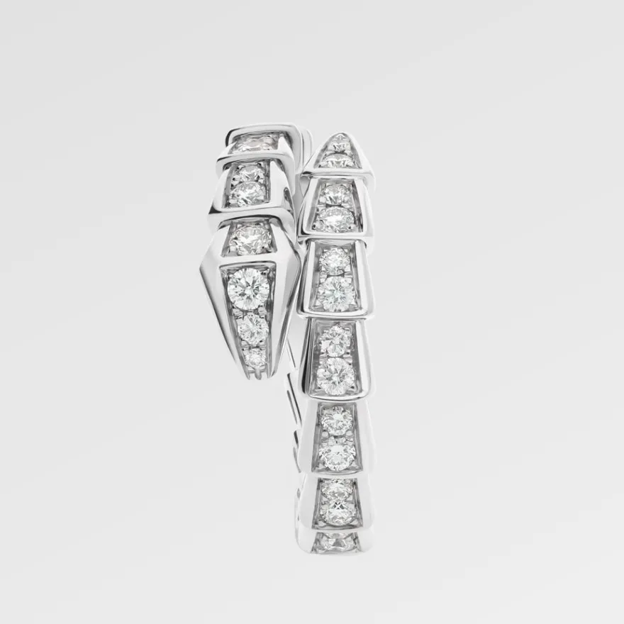 Bvlgari Serpenti Viper Ring White Gold - Image 4