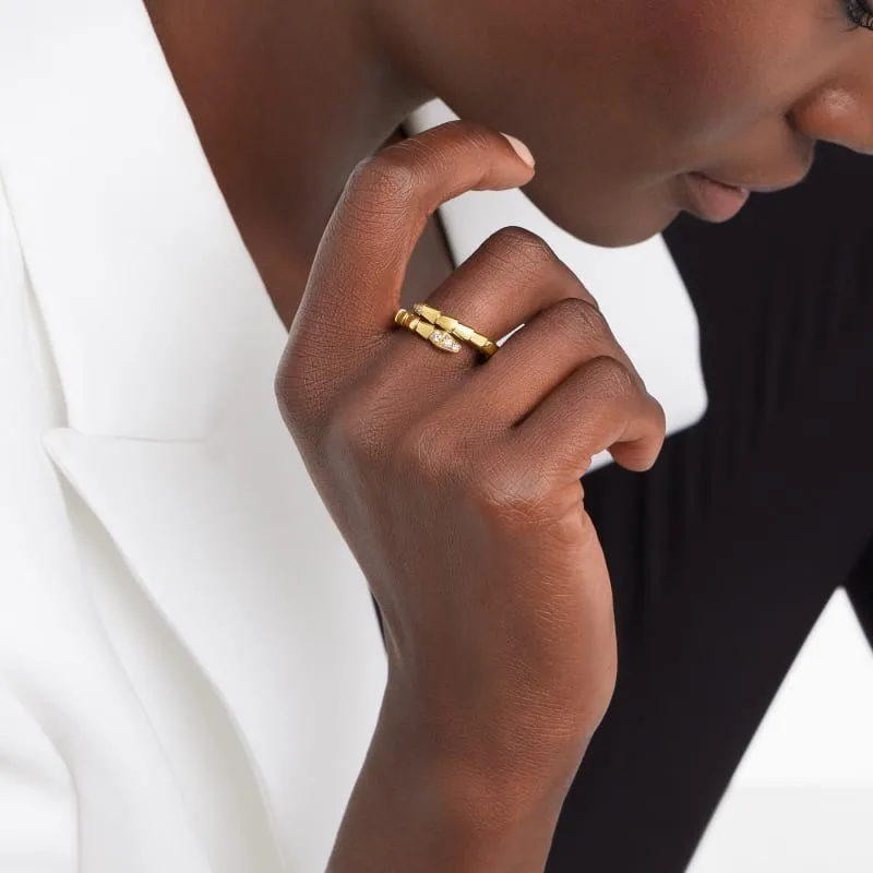 Bvlgari Serpenti Viper Ring Yellow Gold - Image 3