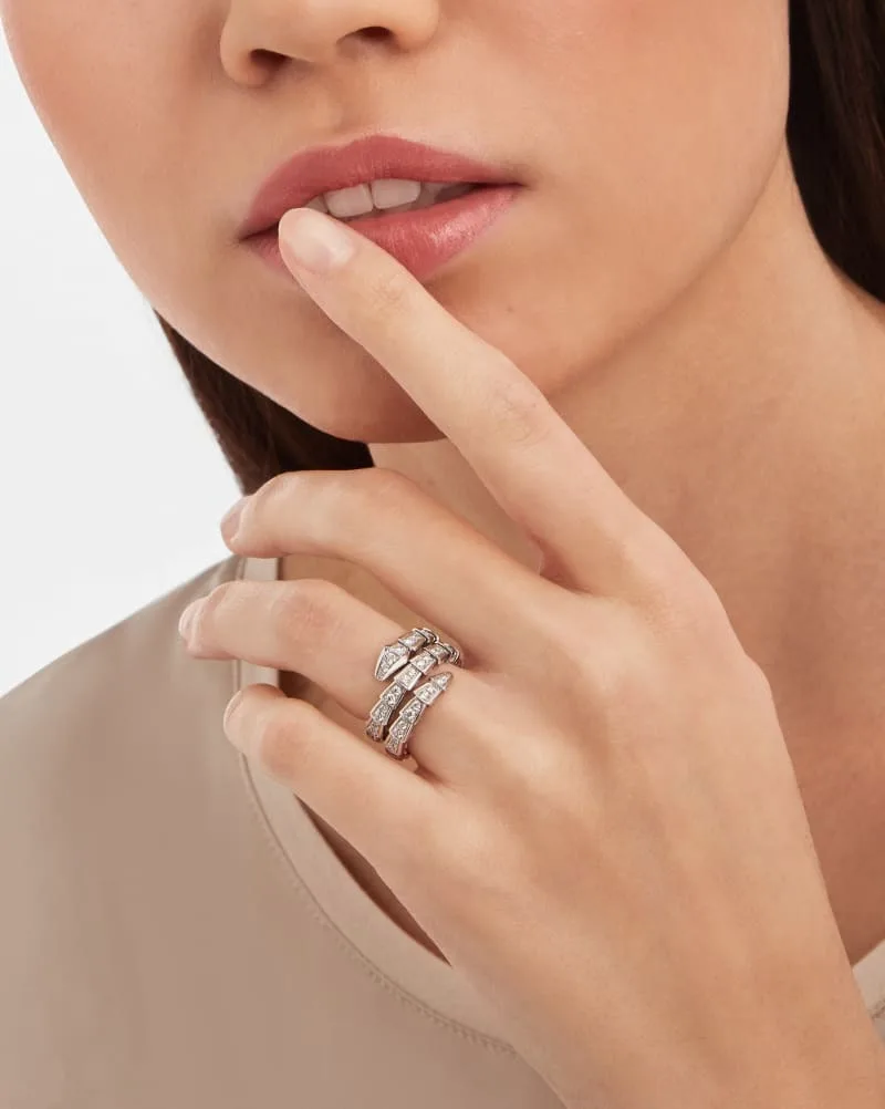 Bvlgari Serpenti Viper Ring White Gold - Image 2
