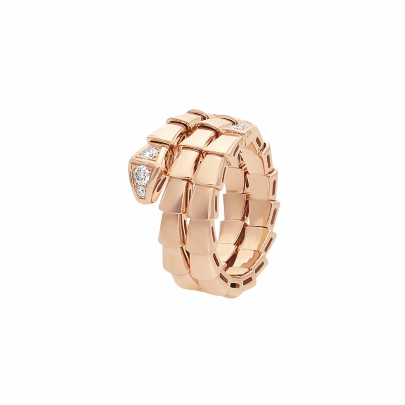 Bvlgari Serpenti Viper Ring Rose Gold