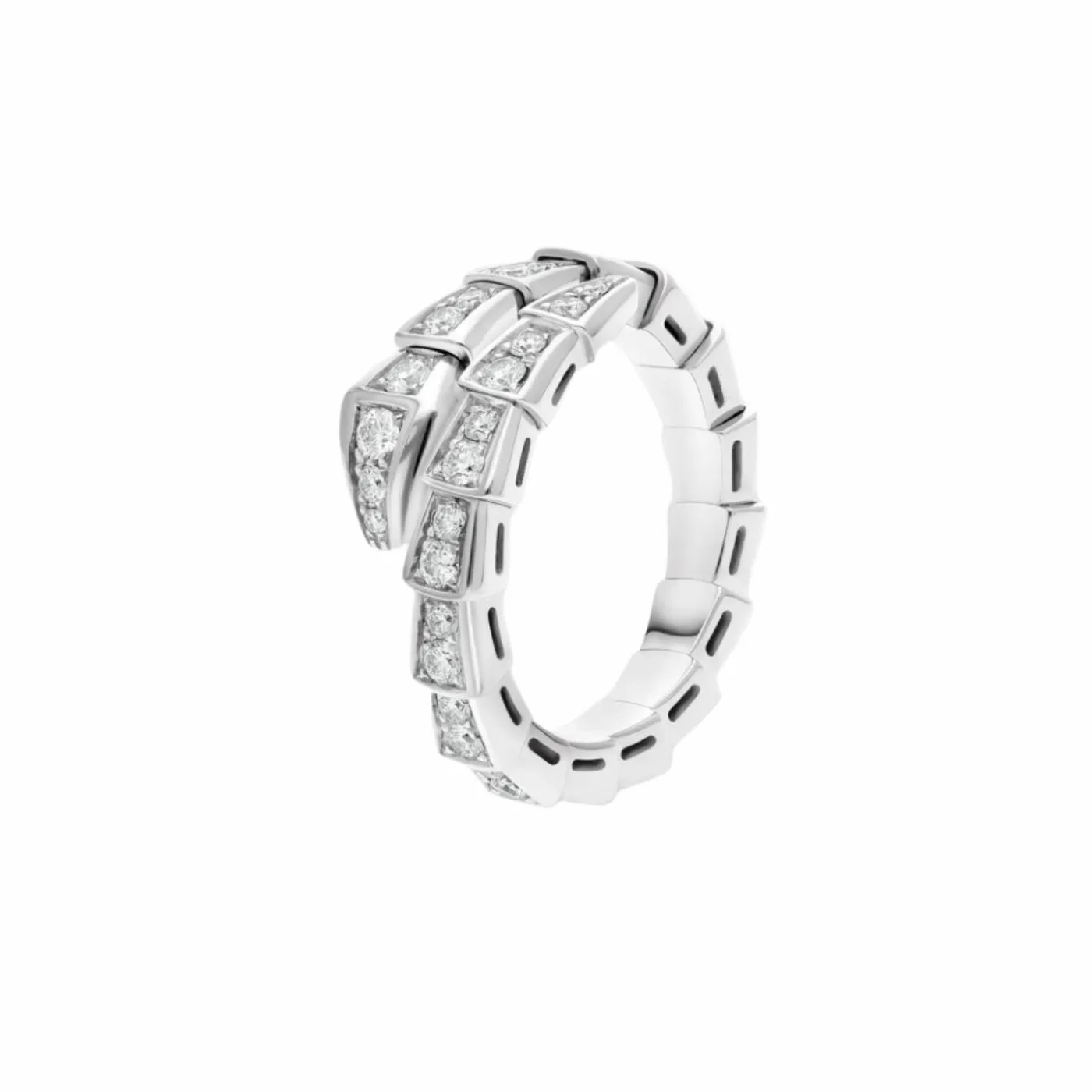 Bvlgari Serpenti Viper Ring White Gold