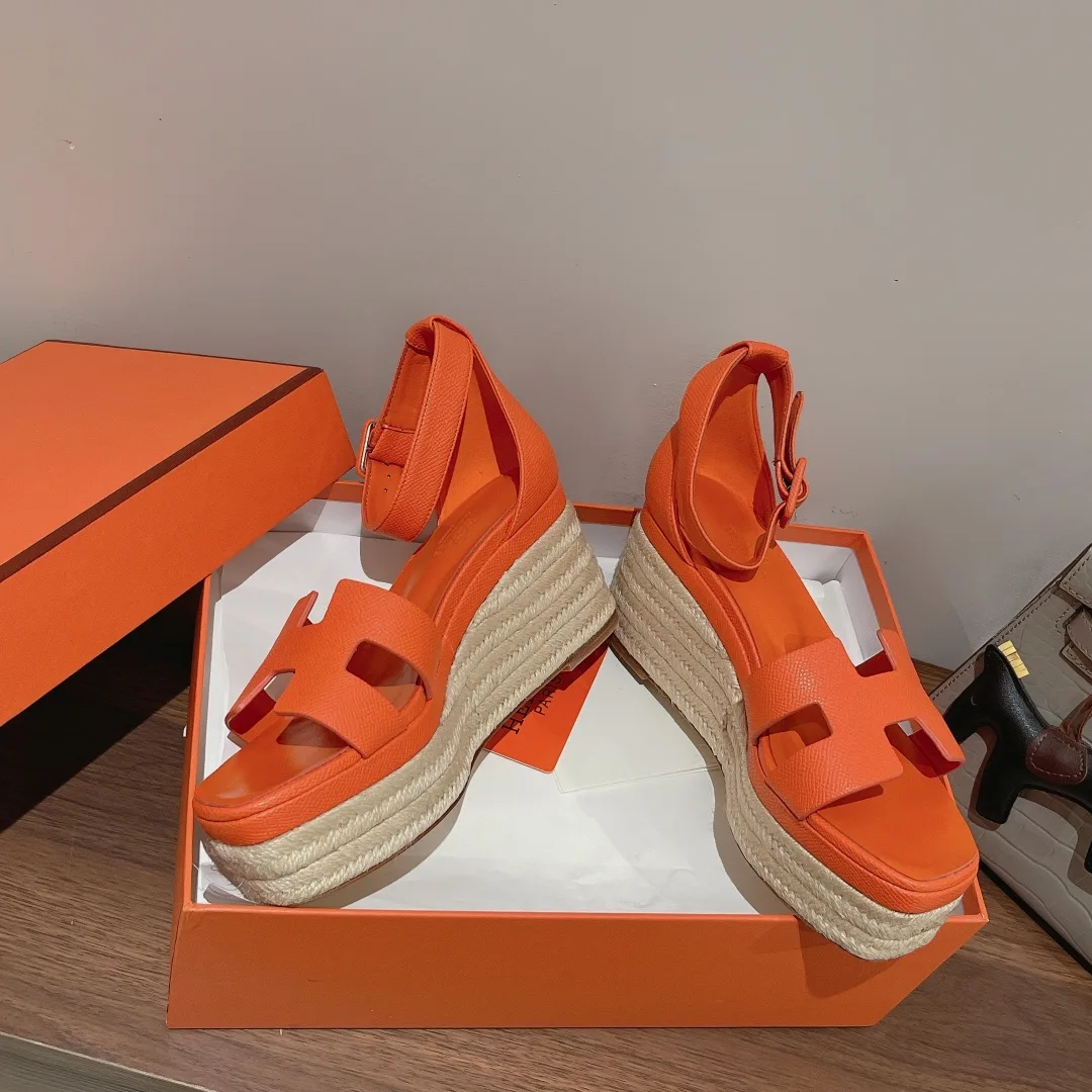 Hermes Doll 40 Espadrilles Gray / - Image 8