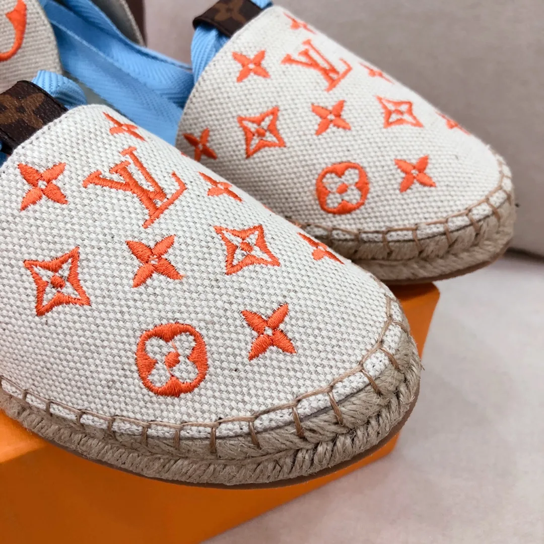 Alternative view of Louis Vuitton Women’s Starboard Flat Espadrille Orange