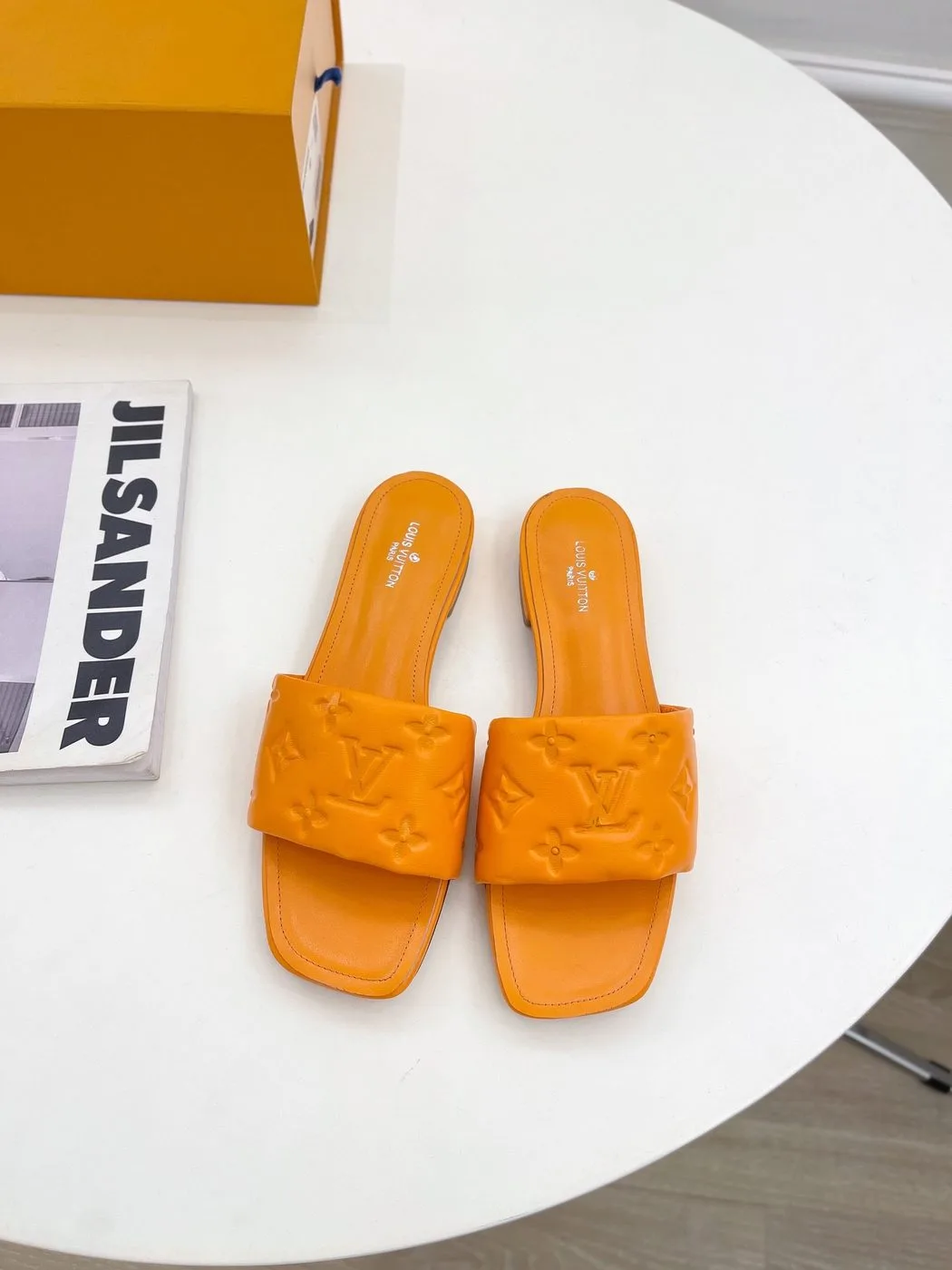 Alternative view of Louis Vuitton Women’s Revival Flat Mule Orange