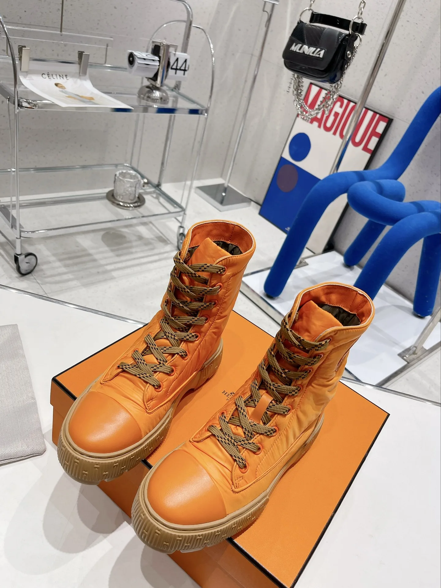 Alternative view of Hermes Fresh Ankle Boots Orange /
