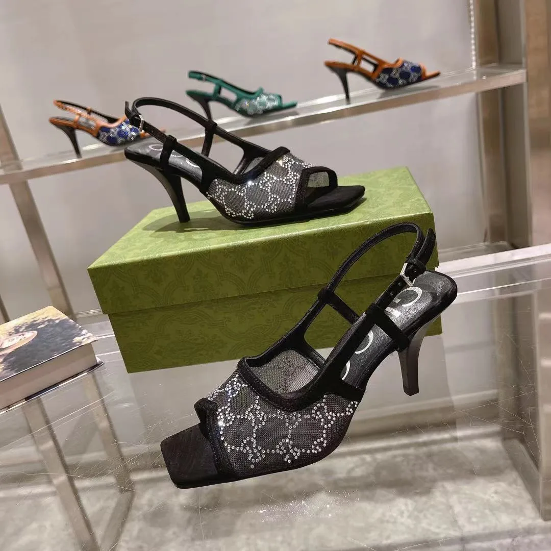 Gucci Women’s GG Slingback Mid-Heel Pump Black - Image 9