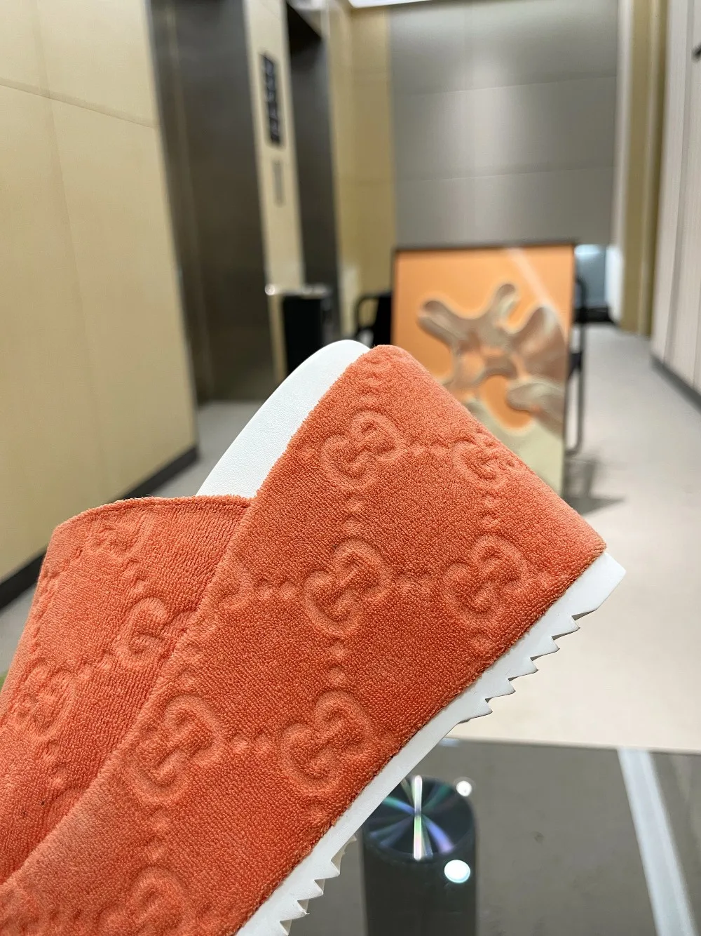 Gucci Women’s GG Platform Sandal Orange - Image 7
