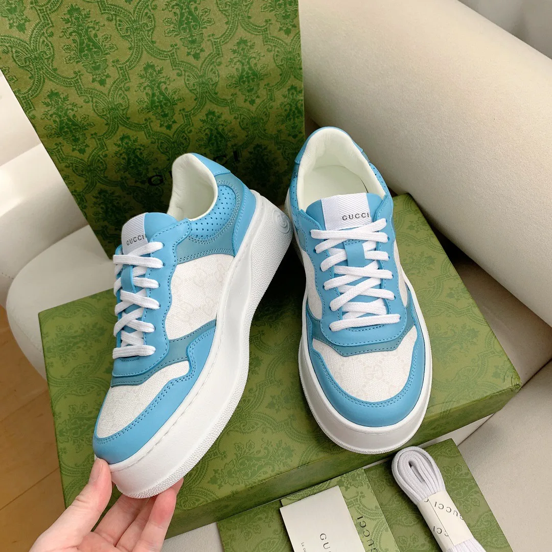 Alternative view of Gucci Men’s GG Sneaker Light Blue Supreme
