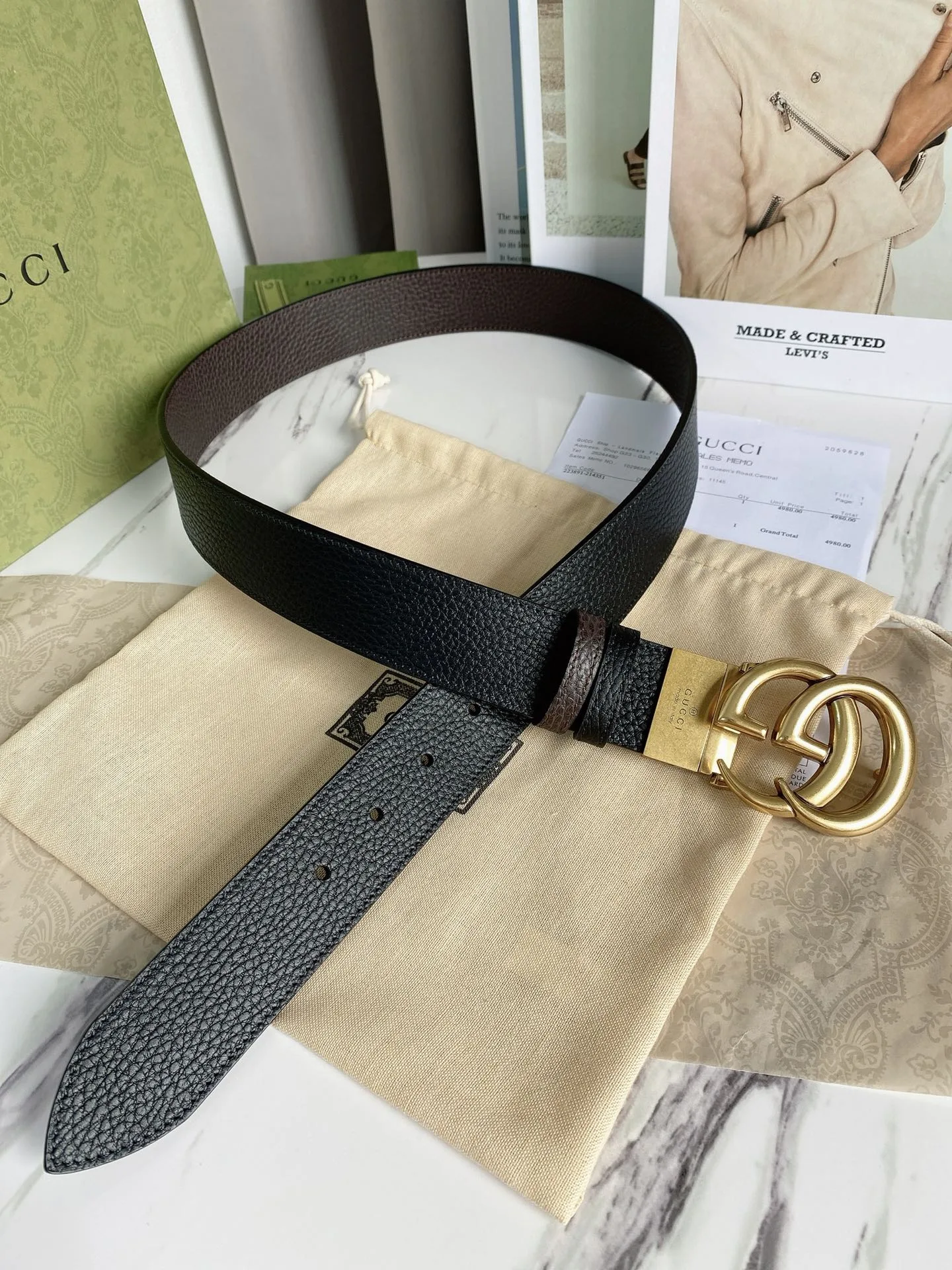 Gucci Reversible Belt
