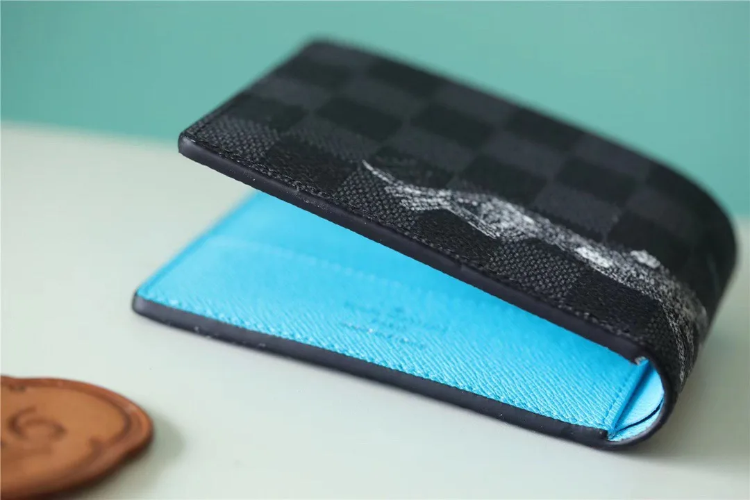 Louis Vuitton Slender Wallet Damier Graphite Stamps Canvas - Image 4