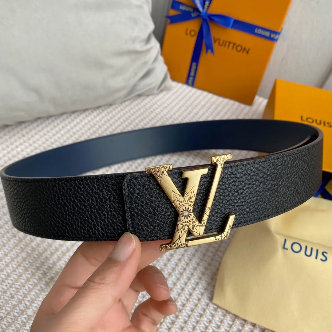 Louis Vuitton Iconic Reversible LV Belt Grey LV Women - Image 4