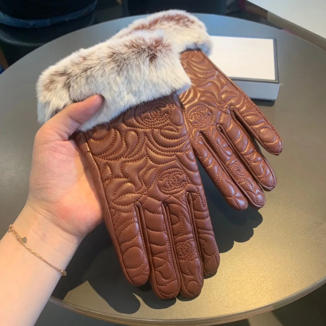 Chanel Gloves In Brown - Image 4