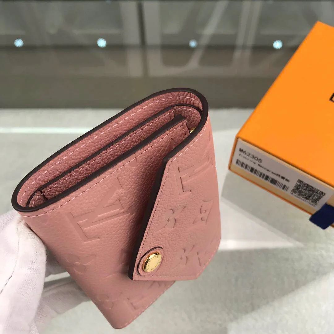 Louis Vuitton Victorine Wallet Monogram Empreinte Pink - Image 3