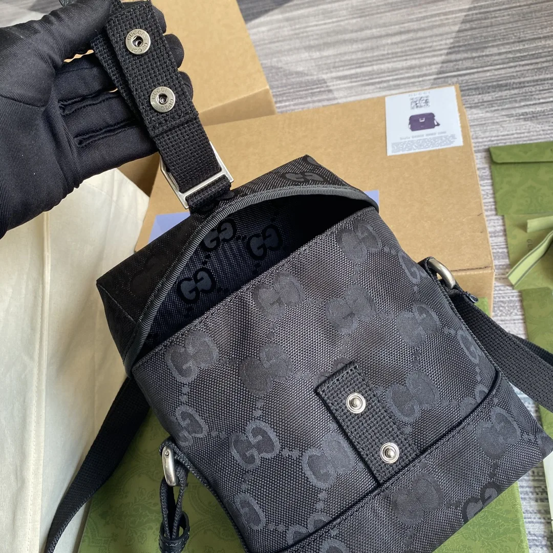 Gucci Off The Grid Messenger Bag Black GG ECONYL® / GG H9HKN - Image 8