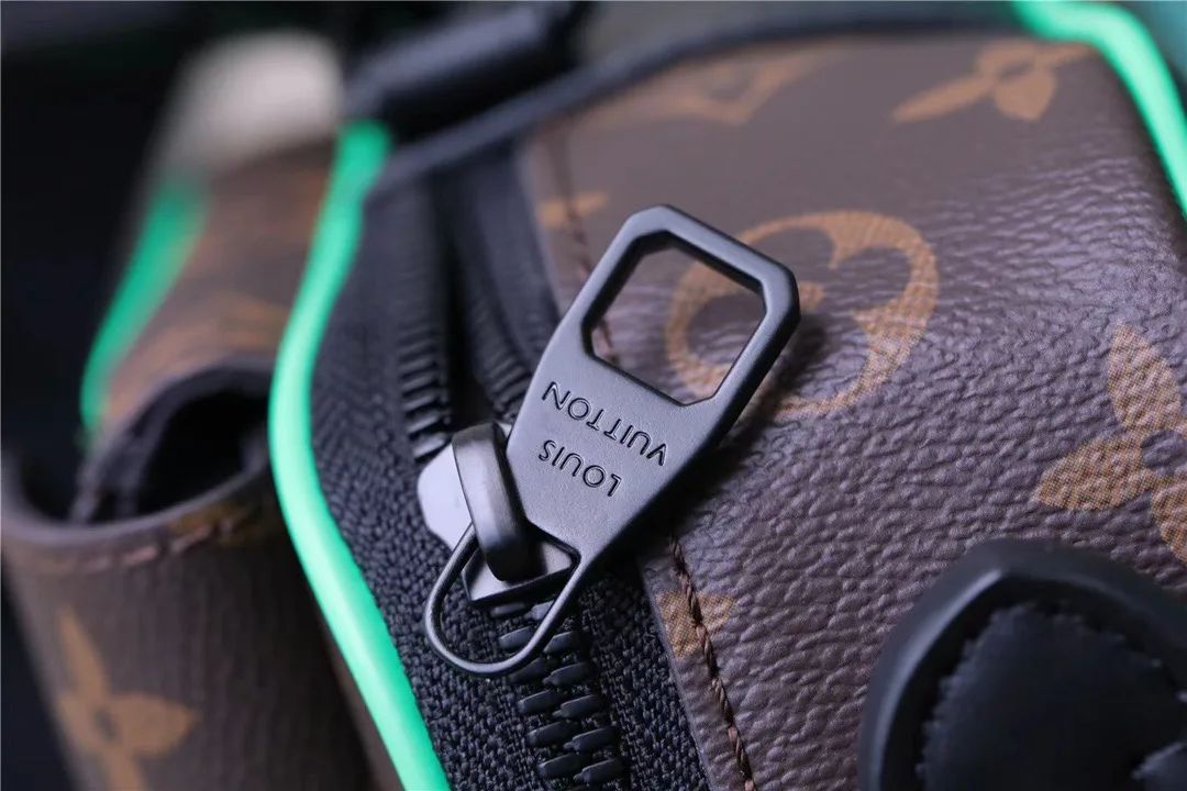 Louis Vuitton S-Lock Messenger Monogram Macassar By Virgil Ablohs Minty Green - Image 5