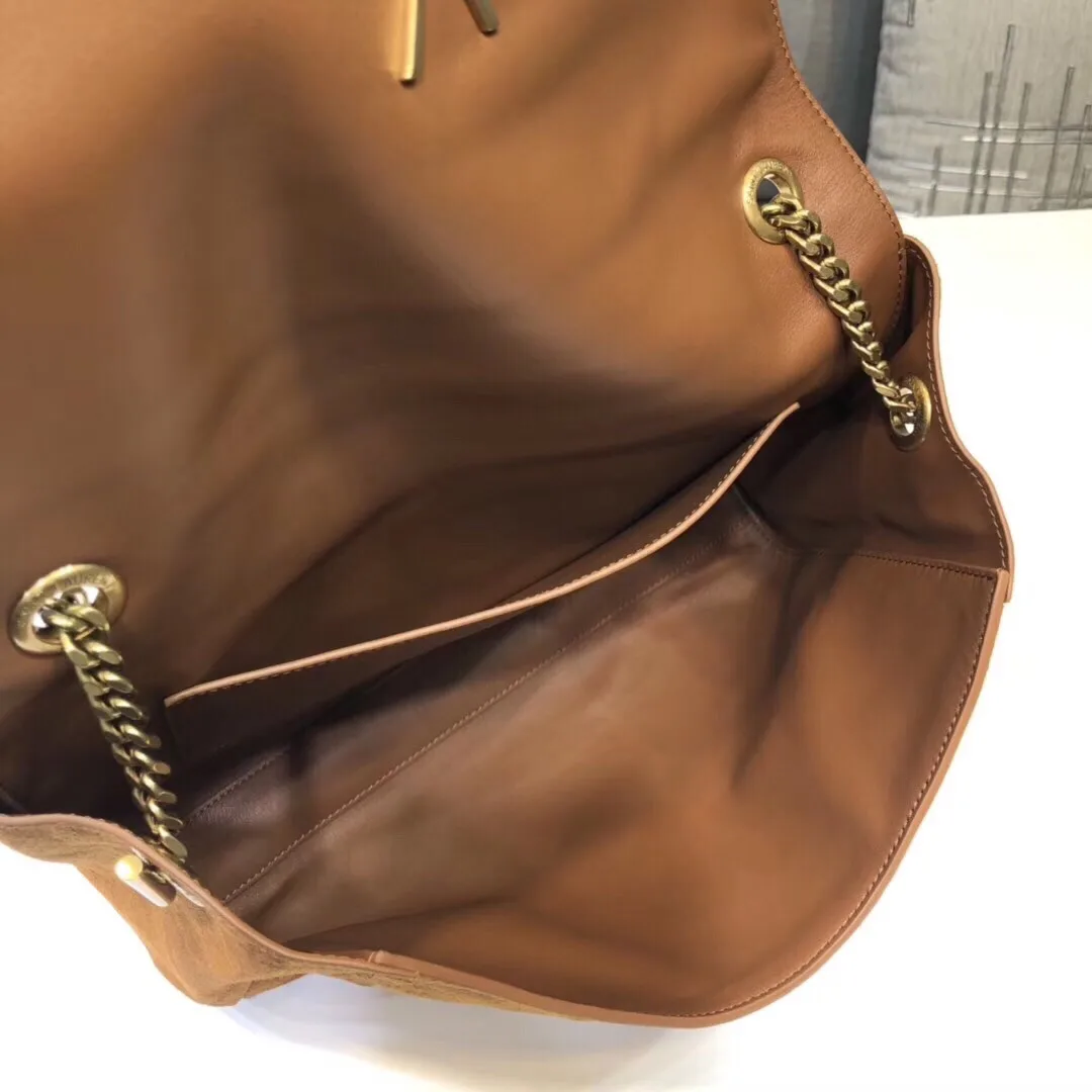 Saint Laurent Kate Medium Reversible Chain Bag Brown / YSL - Image 8