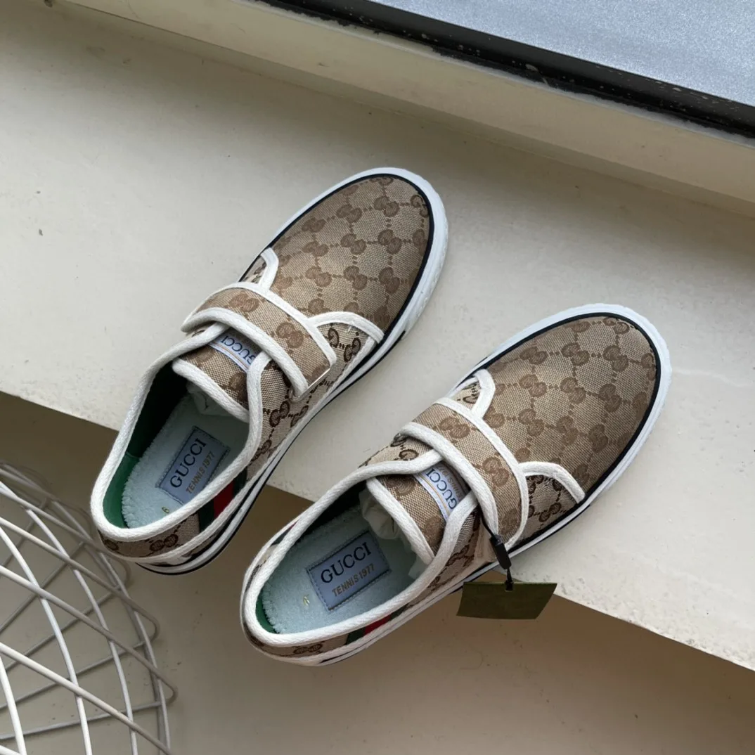 Gucci Women’s Tennis 1977 Sneaker Brown Red - Image 5