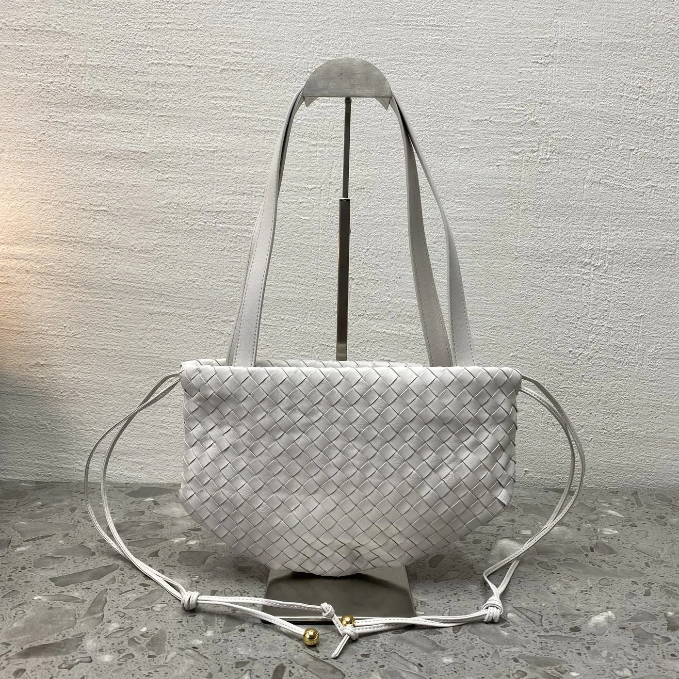Alternative view of Bottega Veneta Shoulder Bag White