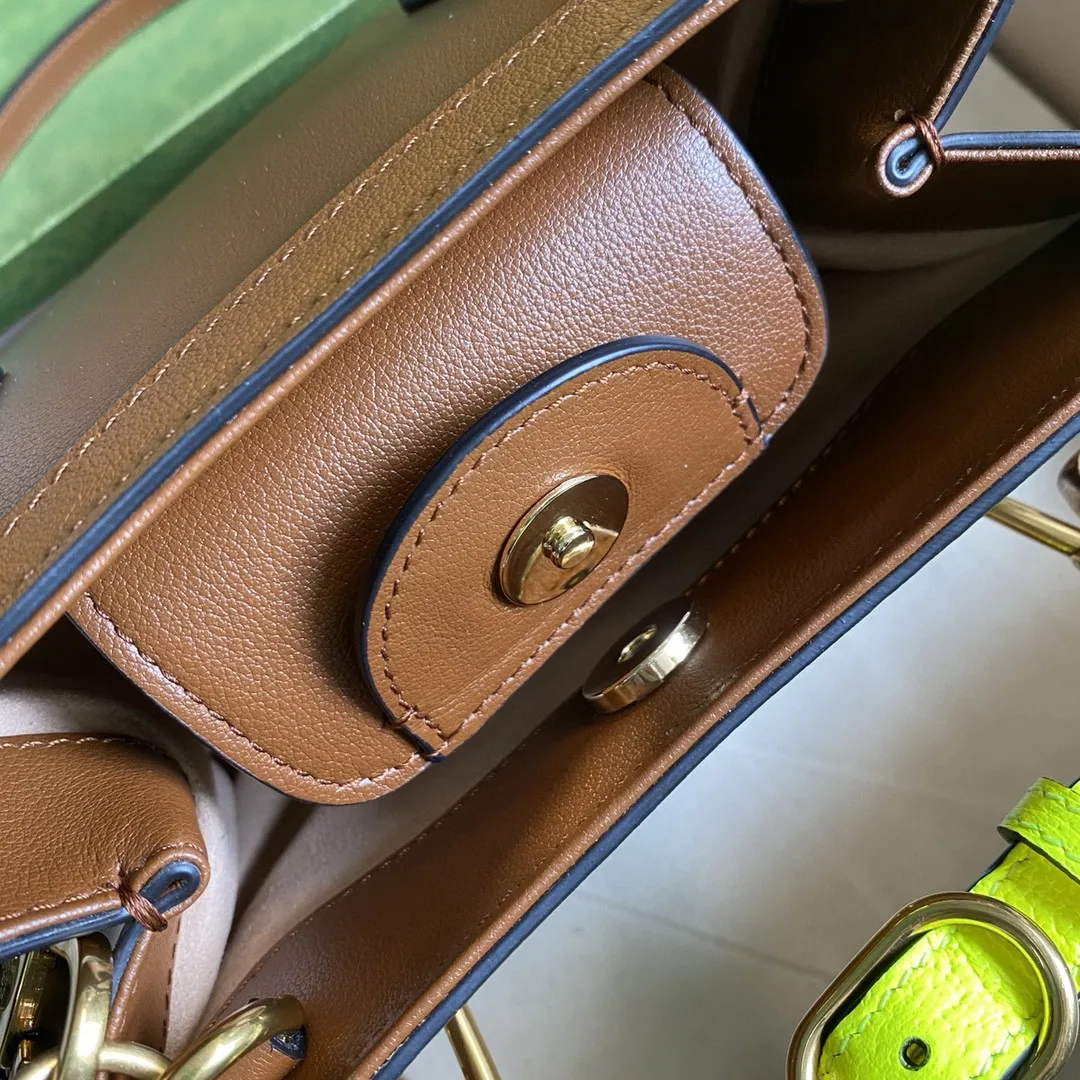 Gucci Diana Mini Tote Bag Brown / GG - Image 7