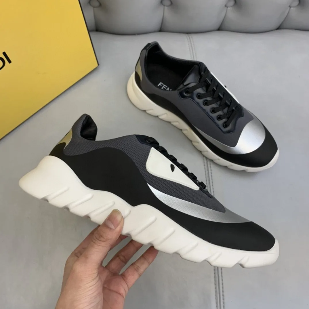 Fendi Force Low Tops Sneakers Grey - Image 2