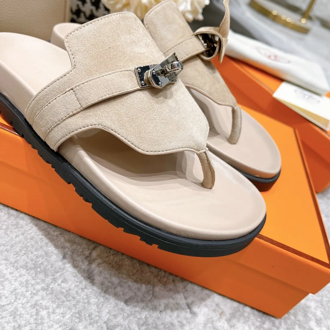 Hermes Empire Sandal Beige , Women’s Shoes - Image 3