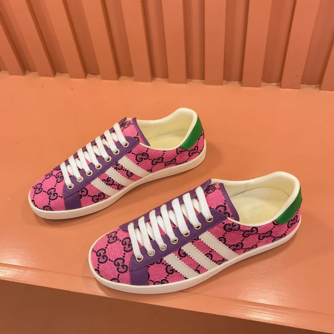 Gucci x Adidas Men’s With GG Sneakers Pink