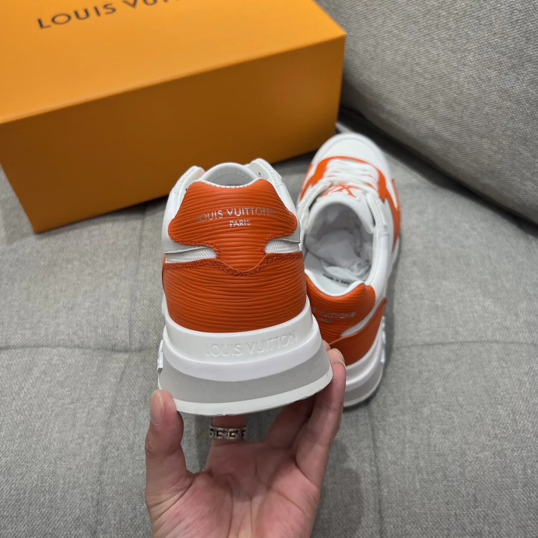 Louis Vuitton Run Away Sneaker Orange - Image 8