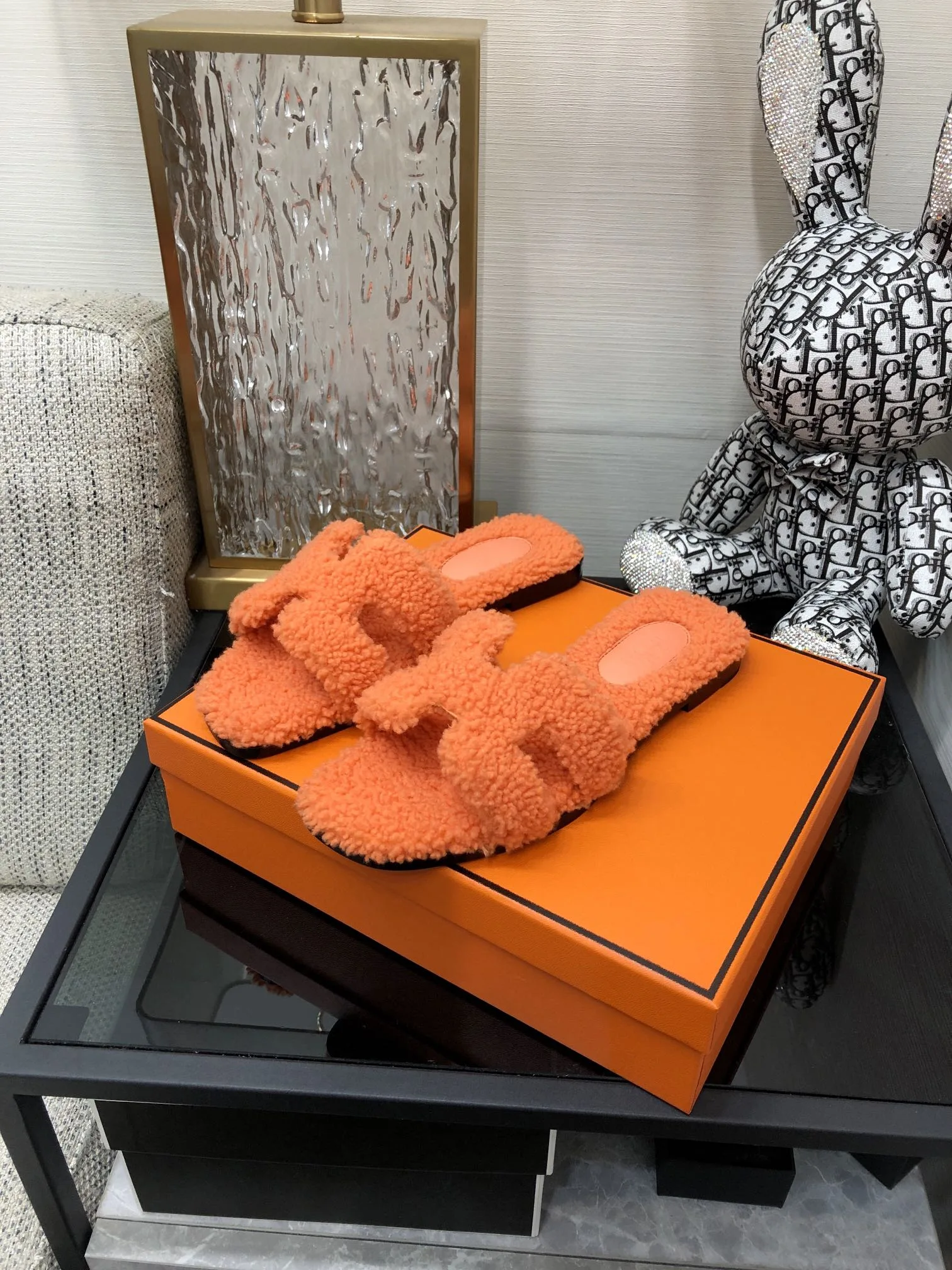 Hermes Oran Sandal Orange - Image 4