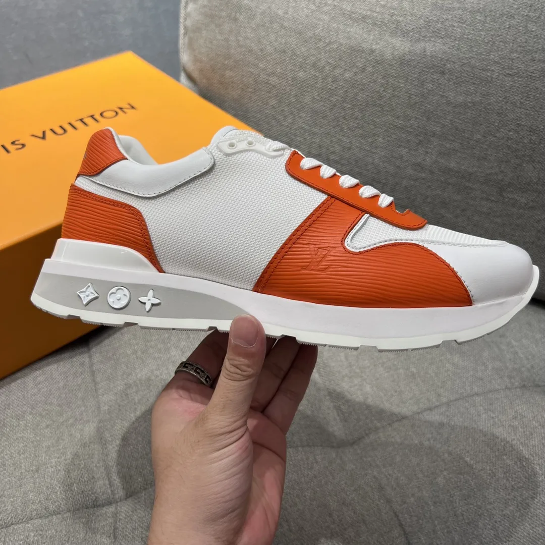 Louis Vuitton Run Away Sneaker Orange - Image 5