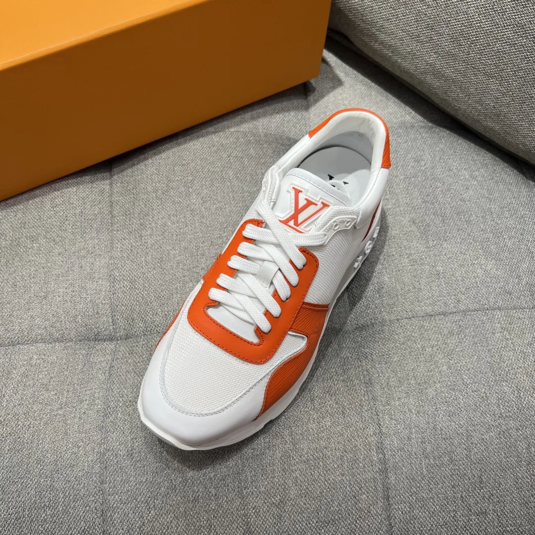 Louis Vuitton Run Away Sneaker Orange - Image 4