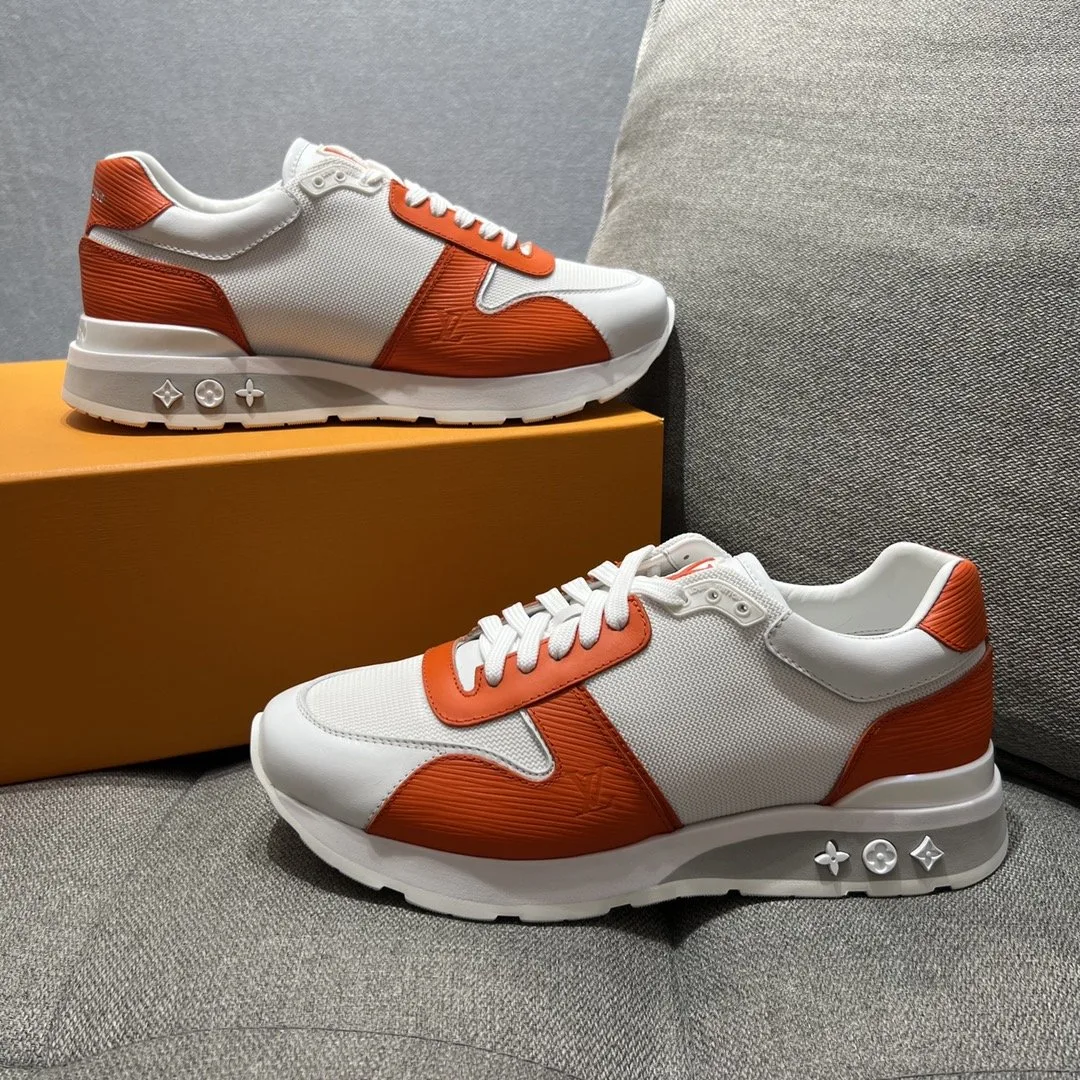 Louis Vuitton Run Away Sneaker Orange - Image 3